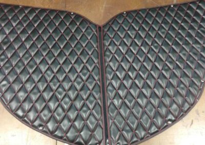 Insulated quilted winter front cover for a semi-truck