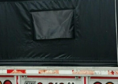 Conestoga Tarp trailer system used in semi-trucks