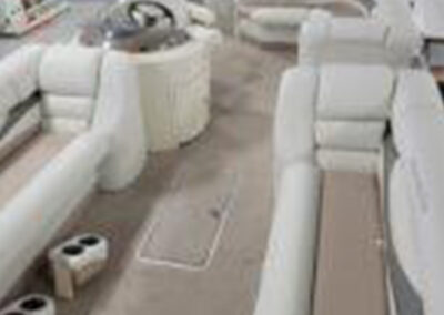 Additional pontoon upholstery restoration project