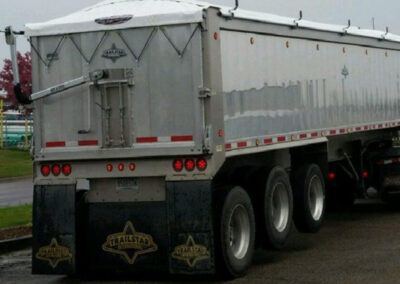 Additional view of a Supreme roll tarp trailer system